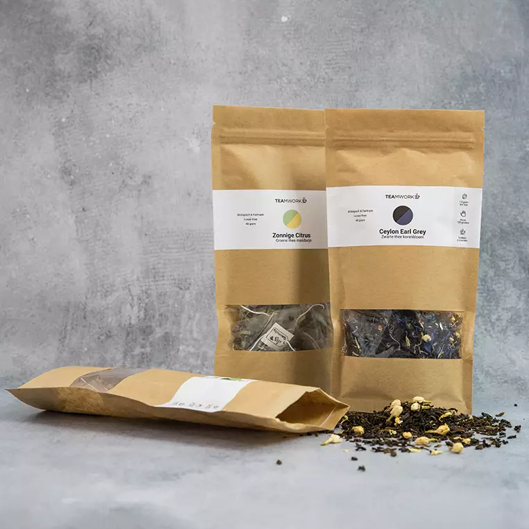 Verpakking van thee abonnement