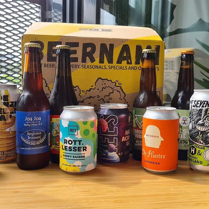 Beernami bier abonnement pakket met 10 verschillende speciaalbieren