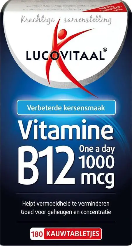 Een pakje met Vitamine B12 van LucoVitaal
